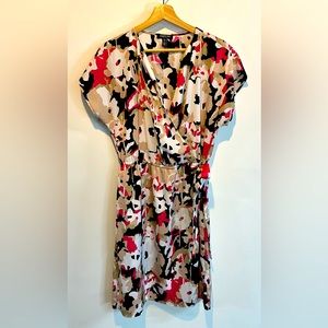 Kenneth Cole faux wrap dress